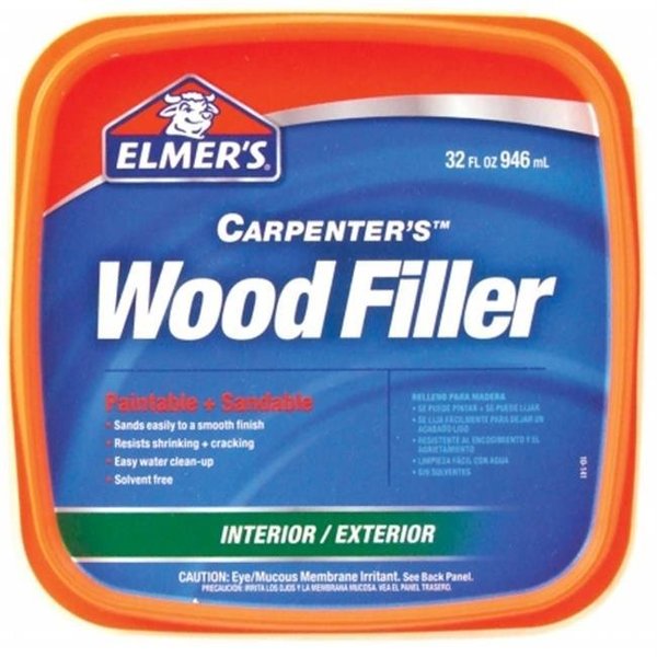 Elmers Elmers-xacto 1 Quart Carpenters Paintable Wood Filler  E842L 26000208420